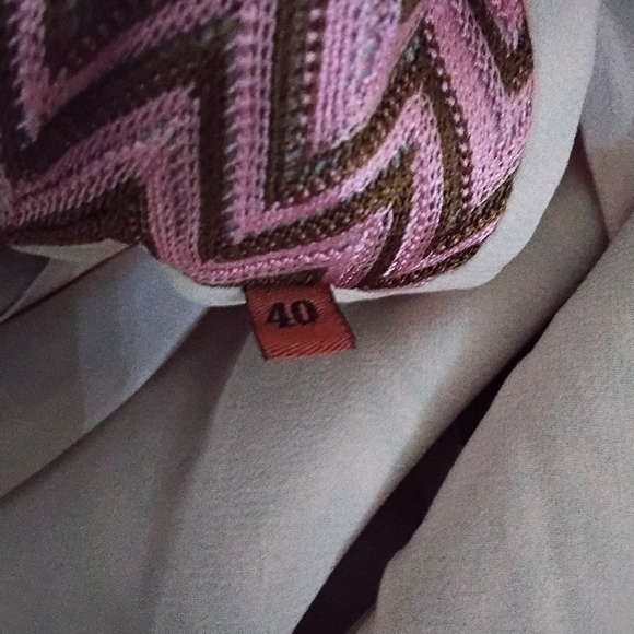 Vintage Missoni 1970s Zigzag Double-Breasted Coat - Made in Italy - IT 40 - Picture 15 of 16